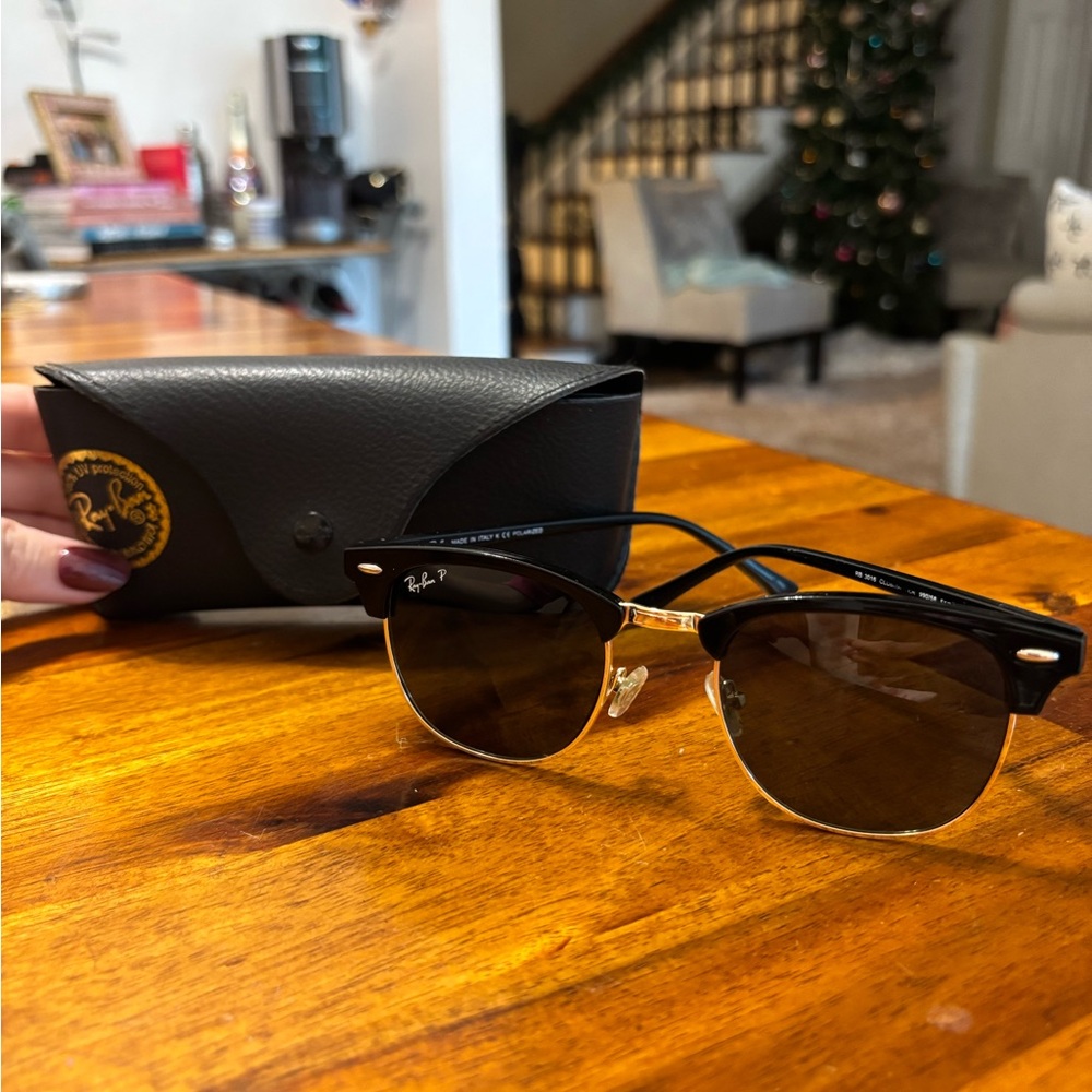 Ray-Ban Polarized Clubmaster Sunglasses